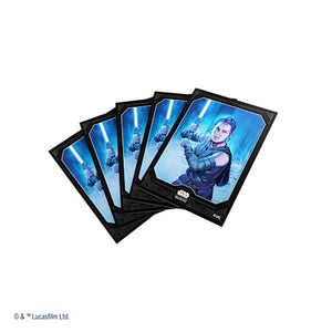 Star Wars Unlimited Rey Art Sleeves - Officially Licensed Pack of 60 Art Sleeves and 1 Clear Sleeve, Optimized Size for Star Wars Unlimited and Other TCG and LCG Games, Made by Gamegenic