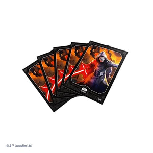 Star Wars Unlimited Kylo Ren Art Sleeves - Officially Licensed Pack of 60 Art Sleeves and 1 Clear Sleeve, Optimized Size for Star Wars Unlimited and Other TCG and LCG Games, Made by Gamegenic